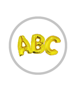 Air Fill Foil Letter Balloons