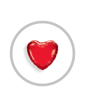 Foil Star & Heart Balloons