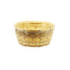 Natural Bamboo Round Basket 27x12cm