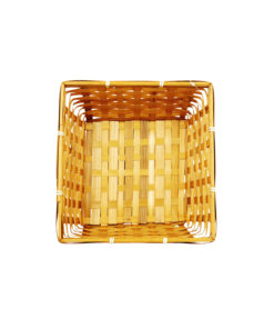 Alternative view of Dark Brown Sqaure Bamboo Baskets 23x23x11cm