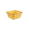 Dark Brown Sqaure Bamboo Baskets 23x23x11cm