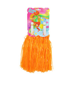 Orange Neon Pompoms