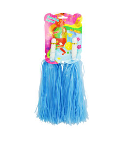 Blue Neon Pompoms