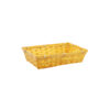 Dark Brown Rectangle Bamboo Basket 30x20x7cm