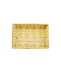 Alternative view of Natural Bamboo Rectangle Basket 30x20x7cm