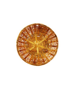 Alternative view of Dark Brown Round Bamboo Baskets 20cm