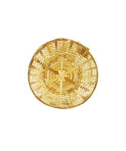 Alternative view of Natural Bamboo Round Basket 20cm