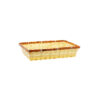 Bordered Bamboo Rectangle Basket 38x24x8cm