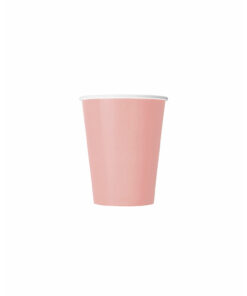 Light Pink Paper Cups 50x9oz