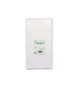 White Tablecover 137 x 274cm 12pc