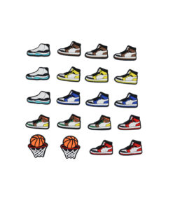 20pc Shoe Design DIY Decoration with Safety Pin