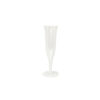 Clear PP Champagne Flute Cups 5 x 17cm 4oz 12pc
