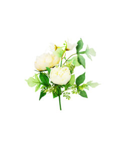 Alternative view of White Peony 2 Head 45cm