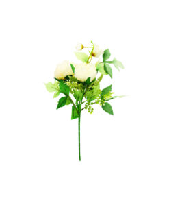 White Peony 2 Head 45cm