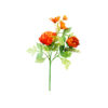 Orange Peony 2 Head 45cm