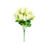 White Rose Bush 9 Heads 38cm