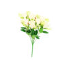 Cream Rose Bush 9 Heads 38cm