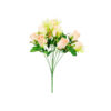 Peach Rose Bush 9 Heads 38cm
