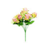 Light Pink Rose Bush 9 Heads 38cm