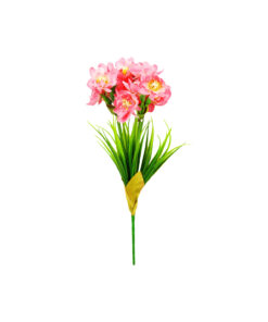 Pink Narcissus Flower 3 Heads 35cm