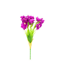 Purple Narcissus Flower 3 Heads 35cm