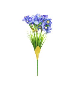 Blue Narcissus Flower 3 Heads 35cm