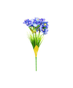 Blue Narcissus Flower 3 Heads 35cm