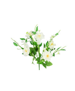Alternative view of White Flowers 5 Heads 30cm
