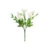 White Flowers 5 Heads 30cm