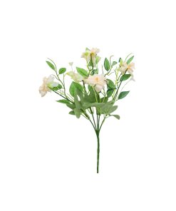 White Flowers 5 Heads 30cm