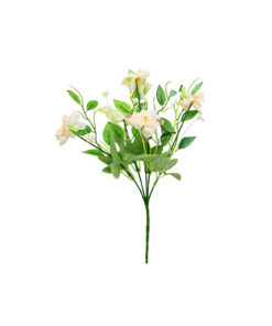 Cream Flowers 5 Heads 30cm