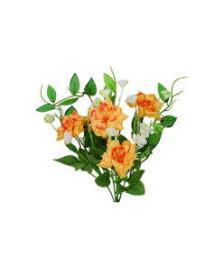Alternative view of Orange Flowers 5 Heads 30cm