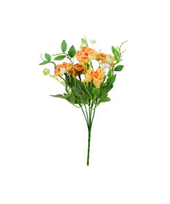 Orange Flowers 5 Heads 30cm