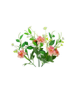 Alternative view of Pink Flowers 5 Heads 30cm