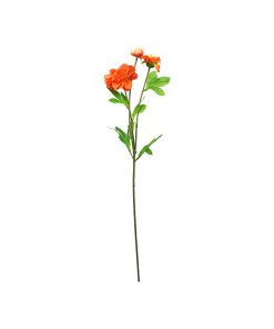 Orange Dahlia Flower 3 Head 62cm