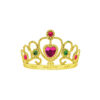 Pink Gem Gold Tiara Crown