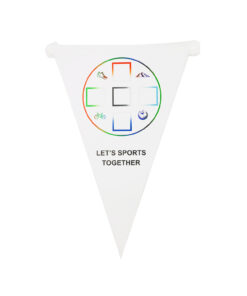 Sports String Flags 12pc 19 x 28cm