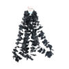 Black Flower Lei 3pc