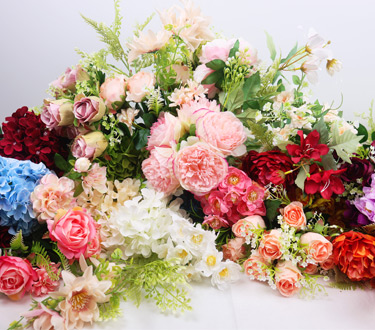 artificial flowers banner home page
