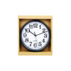 Clock Black With White Face 20cm