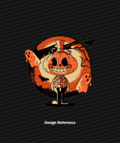 Alternative view of Halloween Design Black T Shirt