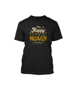 Halloween Design Black T Shirt