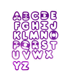 Alphabet Cookie Cutters Set 26pc