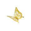 Gold 3D Paper Bufferfly with Glue Stick 12pc