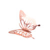 Rose Gold 3D Paper Bufferfly with Glue Stick 12pc