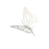 Silver 3D Paper Bufferfly with Glue Stick 12pc