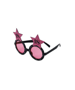 18 Pink Party Glasses