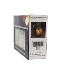 Flickering Candle with Remote Control 3pc
