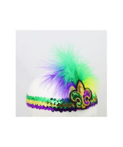Mardi Gras Feather Headband