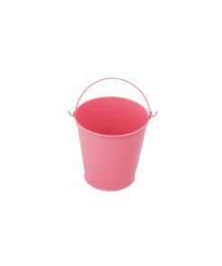 Pink "It's a Girl" Metal Bucket With Handle 10.5 x 11cm